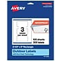 Avery Rectangle Laser Multipurpose Labels, 2.5" x 5", White, 300/Box (19479399327)~#|#~386401A5-86FF-4FBC-A751D7689414B609_sc7