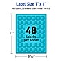 Avery Laser/Inkjet Multipurpose Square Labels, 1" x 1", Bright Blue, 960/Pack (94103)~#|#~386DC980-500F-4304-8E152FD2238817F2_sc7
