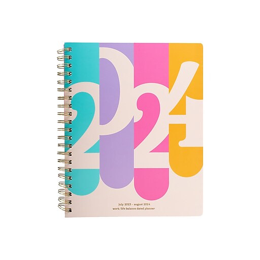 20232024 Fringe Studio Stripe 8.75" x 11" Academic Weekly & Monthly