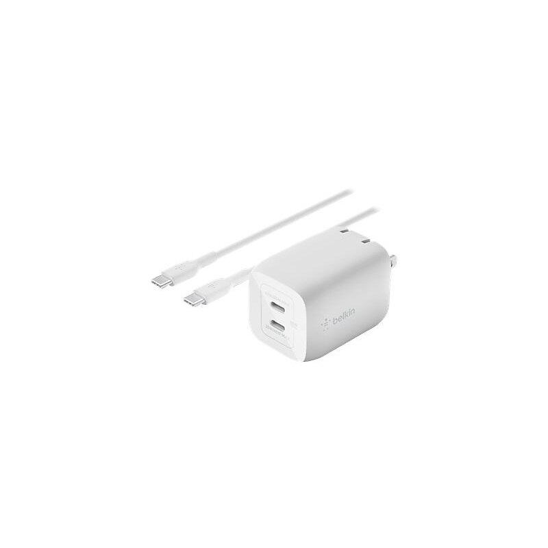 Belkin BOOST CHARGE PRO USB Wall Charger for Tablet/Cellular Phone/Notebook, White (WCH013DQ2MWH-B6) image 1