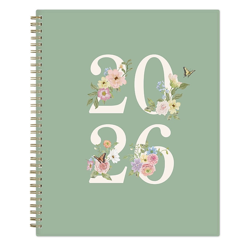 2026 Blue Sky Ballina 11" x 8.5"  Weekly & Monthly Personal Organizer, Plastic Cover (158055) image 1