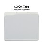 Staples File Folders, 1/3-Cut Tab, Letter Size, Gray, 100/Box (ST433664-CC)~#|#~387998FA-FDFB-48DA-815AF07789E954EF_sc7