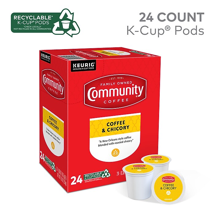 Community Coffee Chicory Coffee Keurig® K-Cup® Pods, Medium Dark