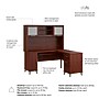 Bush Home Somerset 60" W L Shaped Computer Desk with Hutch, Hansen Cherry (SET002HC)~#|#~387B9325-A417-4D78-B0628CFDED8AAA70_sc7