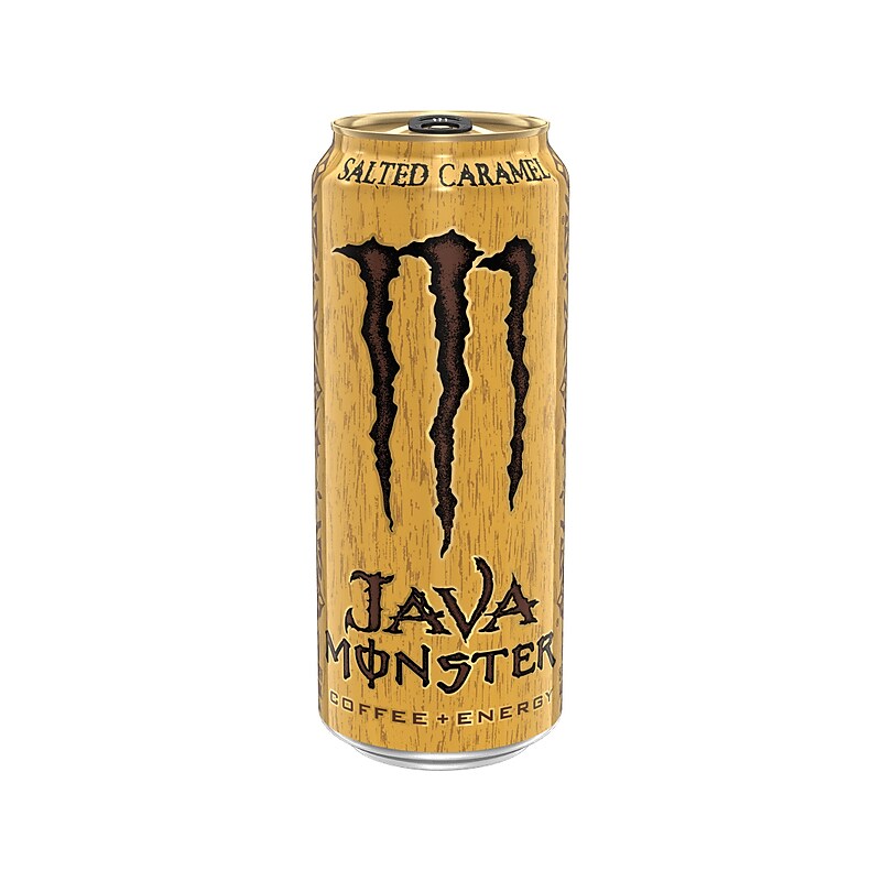 Java Monster Salted Caramel Cold Brew Coffee, 15 fl. oz., 12 Cans/Pack (070847024026) image 1