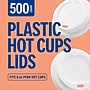 Perk™ Plastic Hot Cup Lid, 8 Oz., White, 500/Carton (PK45593CT)~#|#~388215FD-8E43-4E88-B29BA5B759132A2A_sc7