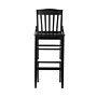 Flash Furniture HERCULES Traditional Wood School House Back Restaurant Barstool, Black (XUDGW0006BBLK)~#|#~3882C3F1-8932-4C12-8EF77702207E68F6_sc7
