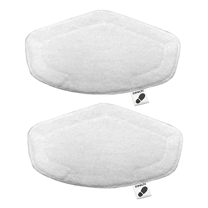 Polti Floor Cleaning Cloths, White, 2/Pack (PANA0042) image 1