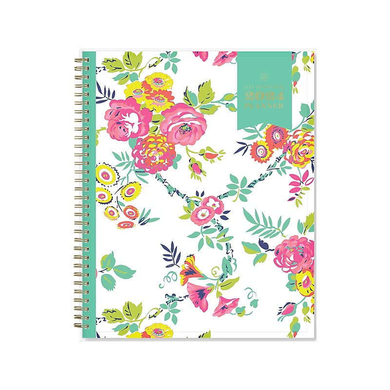 2024 Blue Sky Day Designer Peyton White 8.5" x 11" Weekly & Monthly Planner, Multicolor (103618-24) image 1