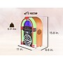 Victor Bluetooth CD Jukebox Speaker with FM Radio, Mahogany (VDTJ-1550-MH)~#|#~388C6C8D-D799-4BAA-A48C11395543BB4F_sc7