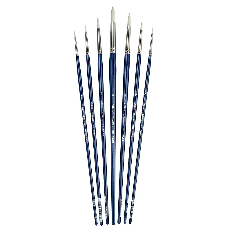Silver Brush Bristlon Round Brushes, 7/Pack (SLVBR1950) image 1