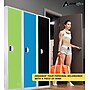 AdirOffice 72"H Single Tier Green Storage Locker (ADI629-201-GRN-DL)~#|#~38917258-175A-4E2E-80DDC96C2A7BBEC8_sc7