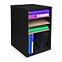 AdirOffice 500 Series 11 Compartment Wooden Literature Organizer, 10.75" x 11.8", Black (500-11-BLK)~#|#~38940AAA-3794-43CC-9FA2E00C60DD2E73_sc7
