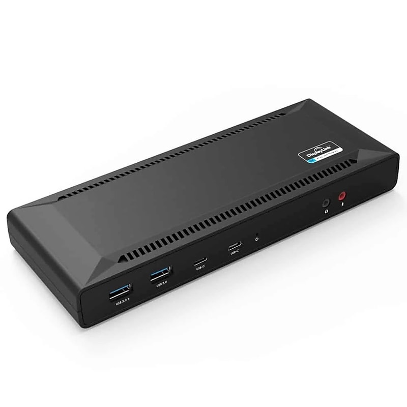 4XEM USB-C Dual 4K with Power Delivery Universal Docking Station, Black (4XUG69PD2) image 1