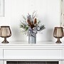 Nearly Natural Artificial Holiday Winter Greenery with Pinecones Table Christmas Arrangement, 20" (A1853)~#|#~3898AA1A-3FB2-4FD8-97A6A532F43B9595_sc7