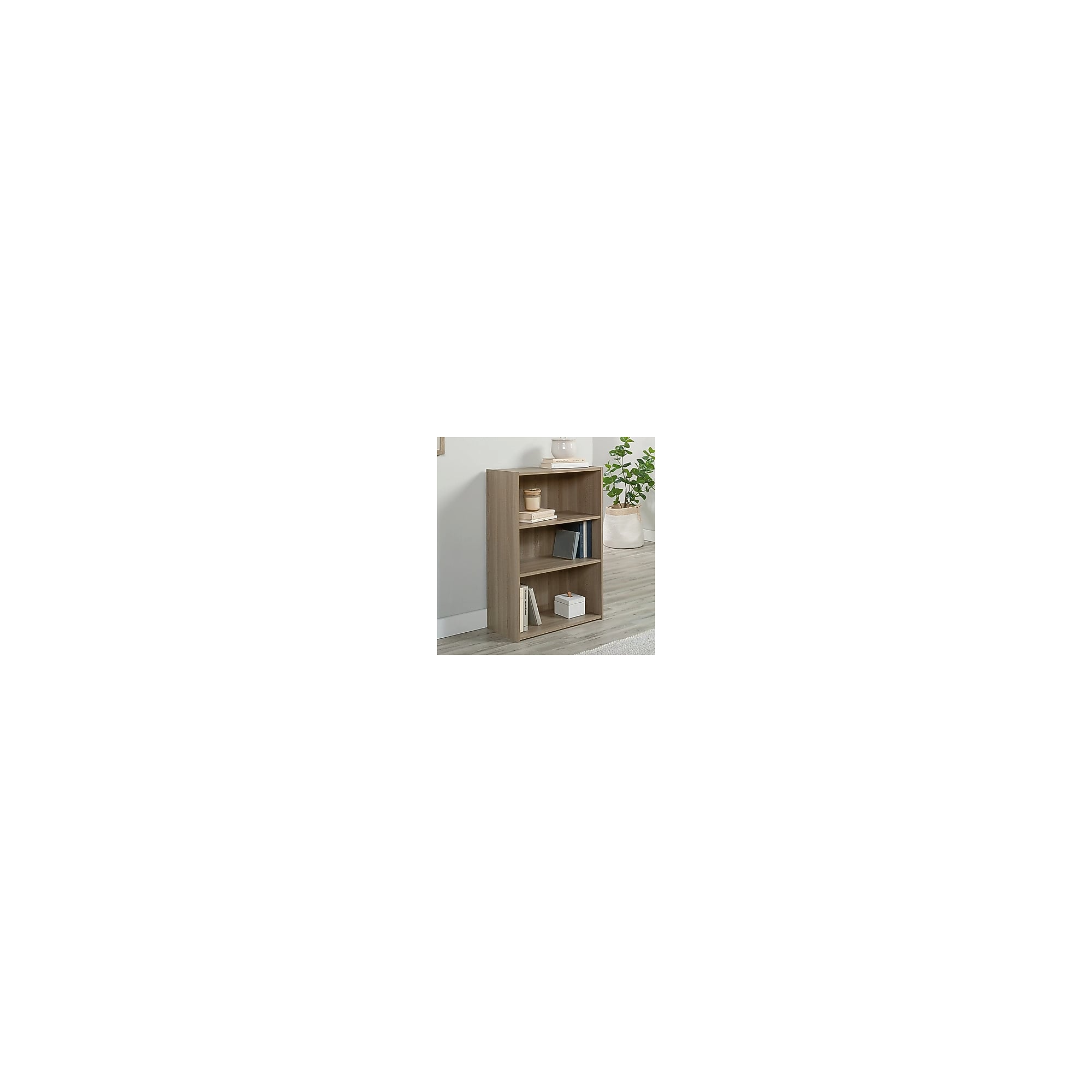 Sauder Beginnings 35″H 3-Shelf Bookcase, Summer Oak (424260) Sansujyuku sansujyuku.com