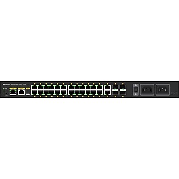 Netgear AV Line 26-Port Gigabit Ethernet Managed Switch, Black