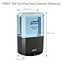 PURELL HEALTHY SOAP ES6 Automatic Wall Mounted Hand Soap Dispenser, Graphite (6434-01)~#|#~389A180B-8867-49E5-873E950B6B7DDD6A_sc7