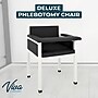 Viva Comfort Blood Drawing Chair, 1 Fixed Arm, 1 Flip Up Arm, Black (ADI997-02-BLK-MK)~#|#~389A773B-820C-400F-A4A27855AB09A66C_sc7