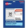 Avery Rectangle Laser Multipurpose Labels, 0.75" x 2.25", White, 3000/Box (19479399235)~#|#~389CC67A-5E88-485C-837A4A1DCFB47037_sc7