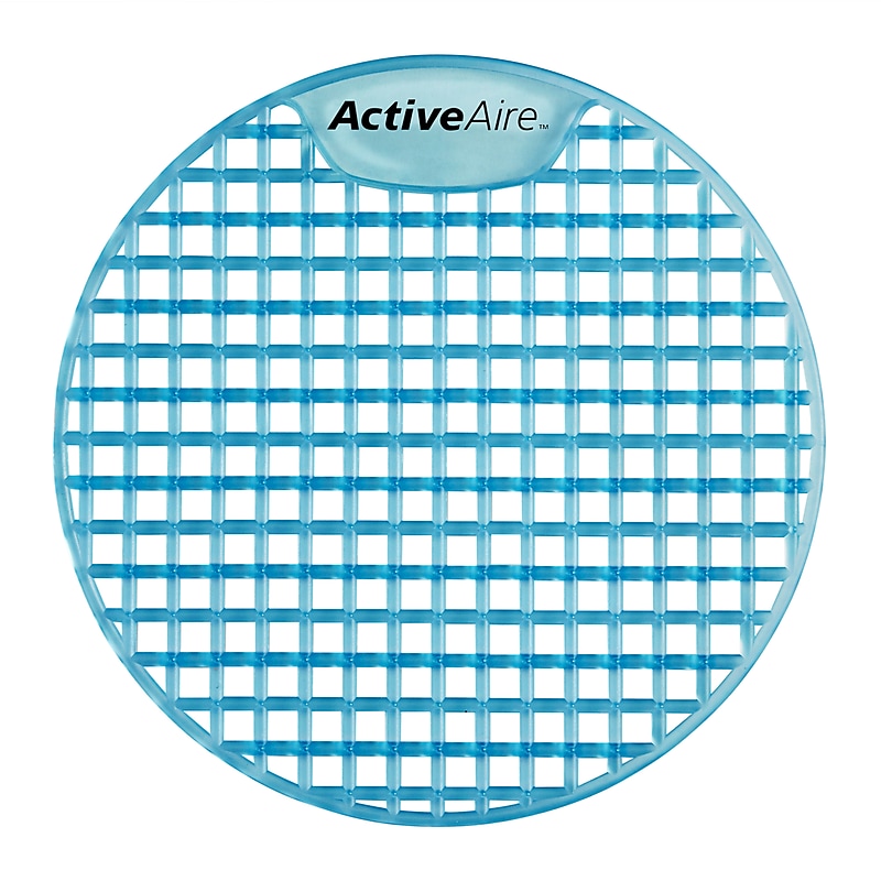 ActiveAire Urinal Screen, Coastal Breeze Scent, Blue, 12/Pack (48270) image 1