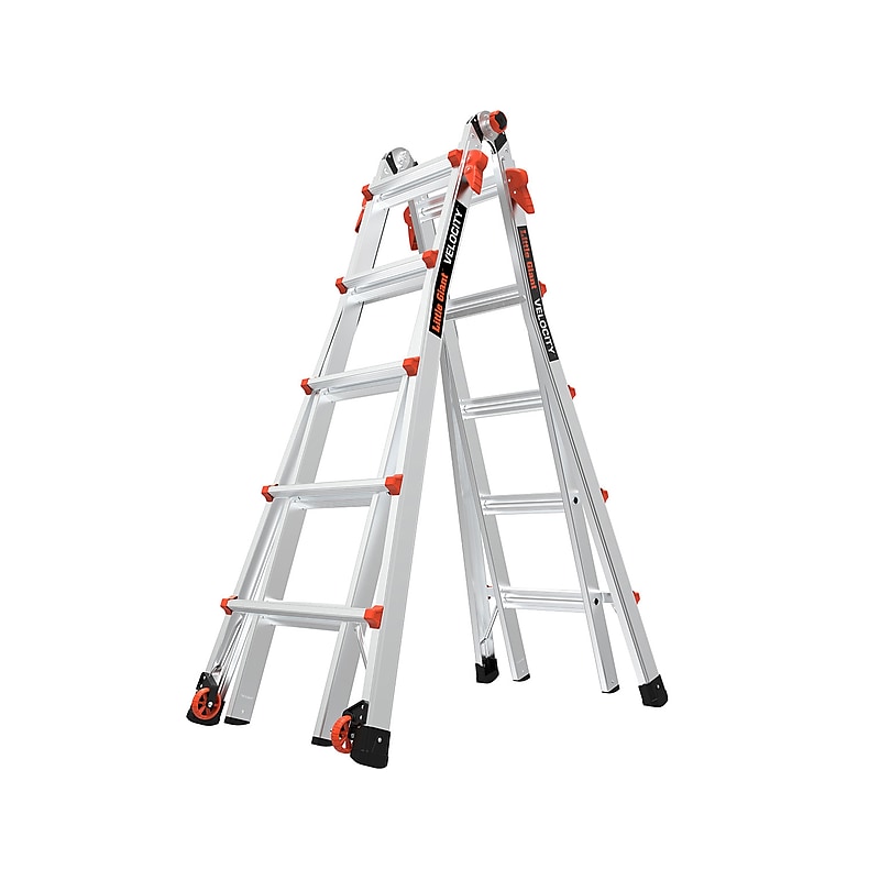 Little Giant Ladders Velocity 5.58' Aluminum Extension Ladder, 300 lb. Capacity (15422-001) image 1