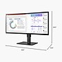 LG 34" UltraWide WQHD Curved IPS 60 Hz LED Monitor with Built-in Universal Docking Station, Business Black (34BQ77QB-B)~#|#~38A3C158-F2D5-48A0-85D81C3DCBF66F35_sc7