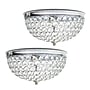 Lalia Home Crystal Glam 2 Light Ceiling LED Flush Mount, Chrome, 2/Set (LHM-2000-CH-2PK)~#|#~38A515FD-C765-4CE9-8E8F89C8C9CEF532_sc7