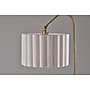 Adesso Caldwell 62"H Antique Brass Floor Lamp with White Linen Shade (4229-21)~#|#~38A9AAA0-B924-441F-BD22FC943569DA1B_sc7