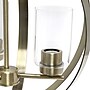 Lalia Home 3-Light 18" Adjustable Globe Hanging Metal and Clear Glass Ceiling LED Pendant, Antique Brass (LHP-3010-AB)~#|#~38AAE5FE-96F0-49F0-A49263D89AB808B3_sc7