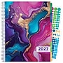 2027 Excello Brands Deluxe Lite 8.5" x 11" Weekly & Monthly Planner, Paperboard Cover, Pink/Purple Marble (ORY27-DL-22)~#|#~38AD3277-303B-46E9-88D8CF47A2F8993D_sc7