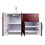 Viva Comfort 36.32'' H x 48" L Medical Cabinet with Left Sink, 4-Doors, 2-Drawers, Claret (902BASE48LSCL)~#|#~38ADFF92-82DD-4DE7-9D867E1E3EA17884_sc7