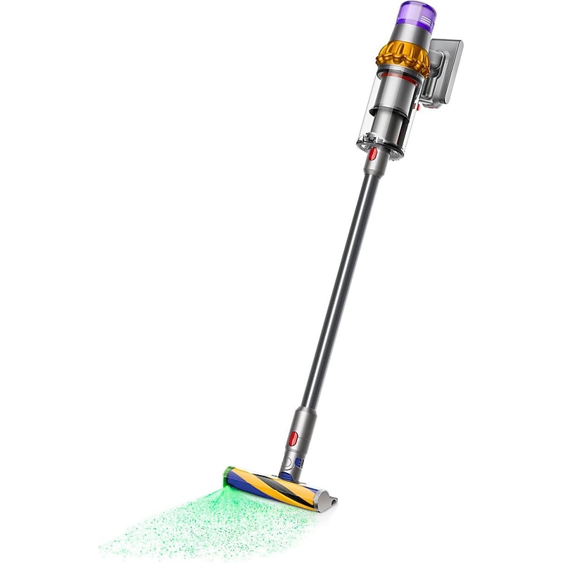 Dyson V15 Detect Cordless Stick Vacuum, Bagless, Nickel/Yellow (447261-01) image 1