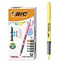 BIC Brite Liner Stick Highlighter with Grip, Chisel Tip, Assorted Colors, 12/Pack (GBLD11-AST)~#|#~38B651E6-7E67-4B29-AD355E5EAF7B5F24_sc7