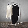 Nahanco 48" x 22.5" Single-Rail Garment Rack, Chrome Metal (RCS-1)~#|#~38B6C66E-8515-4803-8338A6E393EDA927_sc7