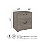 Bush Furniture Homestead 2-Drawer Lateral File Cabinet, Letter/Legal Size, Lockable, Driftwood Gray (HOF129DG-Z)~#|#~38B7D155-6194-4BAE-88B726B986B506F8_sc7