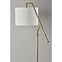 Simplee Adesso Milo 60" Antique Brass Floor Lamp with Off-White Drum Shade (SL9503-21)~#|#~38B7D78A-5CF0-4938-AFDF3D2BF57BD03F_sc7