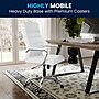 Flash Furniture Whitney Ergonomic LeatherSoft Swivel High Back Executive Office Chair, White/Chrome (GO2286HWH)~#|#~38B8607B-361E-4497-BCC0B5C96B80956F_sc7