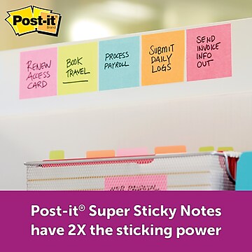 Post-it Super Sticky Pop-Up Notes Dispenser for 3" x 3" Notes, Black, 12 Pads (DS330-SSVA)