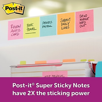 Post-it Super Sticky Pop-Up Notes Dispenser for 3" x 3" Notes, Black, 12 Pads (DS330-SSVA)