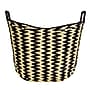Household Essentials Zigzag Woven Paper Rope Basket, Natural (HE1239)~#|#~38B8D4B0-B068-4DE3-B7C741098C0AE300_sc7