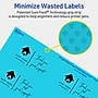 Avery Laser/Inkjet Multipurpose Rectangle Labels, 1.5" x 2.75", Bright Blue, 800/Box (94230)~#|#~38BED931-9442-4008-A83C589966493A87_sc7
