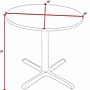 Regency Cain 48" Round Laminate X Base Breakroom Table, Ash Grey (TB48RNDAG)~#|#~38C65AA9-A261-4353-8B294806684425BC_sc7