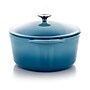 MegaChef Cast Iron 7 Quart Casserole, Light Blue (937112880M)~#|#~38CE6149-FD13-4B23-9299F926A7F79C93_sc7