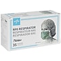 Medline Disposable N95 Adjustable Particulate Mask, Green/White, 35/Box (NON27501Z)~#|#~38CFE60D-173A-494B-A3F80AA922F3C86C_sc7
