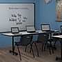Regency Kobe 84" Flip Top Mobile Training Table- Maple & 3 'M' Stack Chairs- Black~#|#~38D71A61-F739-4D5A-86B3FDA7FF1ECA1F_sc7