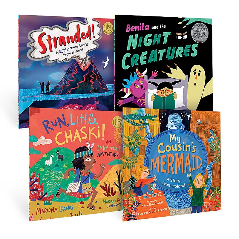 Barefoot Books 1st Grade Authentic Stories/Diverse Book Bundle 1, 4/Set (BBK9798888593370) image 1