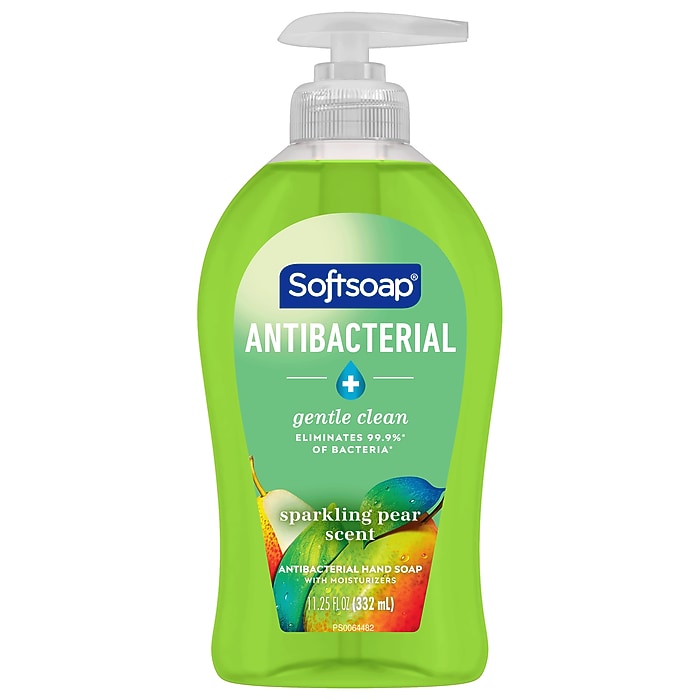 Softsoap Antibacterial Liquid Hand Soap, Sparkling Pear Scent