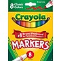 Crayola Kid's Markers, Broad Line, Assorted Colors, 8/Box (58-7708)~#|#~38E05FE6-4C5B-40A6-9B1DF36996266158_sc7