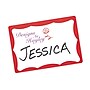 Avery Adhesive Laser/Inkjet Name Badge Labels, 2 1/3" x 3 3/8", White with Red Border, 100 Labels Per Pack (5143)~#|#~38E71328-9127-4F37-958CB977A5A08CEF_sc7